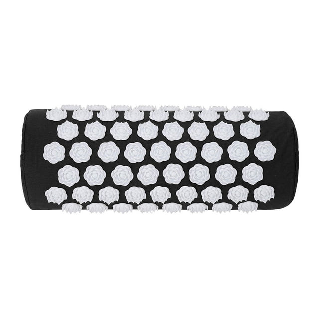 Oreiller de Soulagement de la Douleur, Oreiller Ergonomique à Résilience, Résistant à l'Humidité, Respirant, Stimulation par la Pression, Massage de la Colonne Vertébrale pour Hommes pour Chambre Violet,Noir