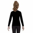 thumbnail image 3 of Mgmyaa Base Layers for Girls Winter Fleece Lined Velvet Long Sleeve Round Neck Warm Top Thermal Underwear for Kids, 3 of 6