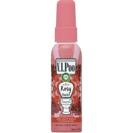 Air Wick V.I. Poo Toilet Perfume, Rosy Starlet, 1.85 Fl Oz