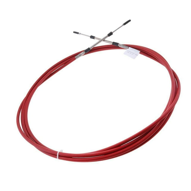 Red Throttle Shift Remote Control Box Throttle Control Cable Marine Cable for Yamaha Outboard 17 FT