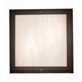 thumbnail image 4 of Meyda Tiffany 52689 Hyde Park Double Bar Mission 2 Light 17" Wide Flush Mount Square, 4 of 7
