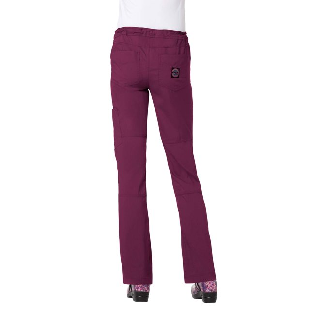 KOI lite 721 Pantalon d'Uniforme Médical Peace pour Femme Vin LP