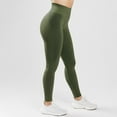 thumbnail image 5 of Baqcunre Womens Leggings,Women's Seamless Hip High Waisted Elastic Breathable Exercise Pants,Pants For Women,Yoga Leggings,Workout Leggings For Women,Womens Clothes,Green,S, 5 of 8