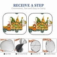 thumbnail image 6 of Naloa Thanksgiving Truck 2 Piece Foldable Car Sun Shades, Car Windshield Sunshade, Front Window Sunshade for Car, Truck, SUV - Small, 6 of 7