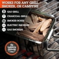 thumbnail image 3 of Camerons Products Alder Wood Smoker Chips ~ (2lb. Coarse), 260 cu. in. - 100% All Natural, Coarse Wood Smoking and Barbecue Chips, Packaging May Vary, 3 of 6