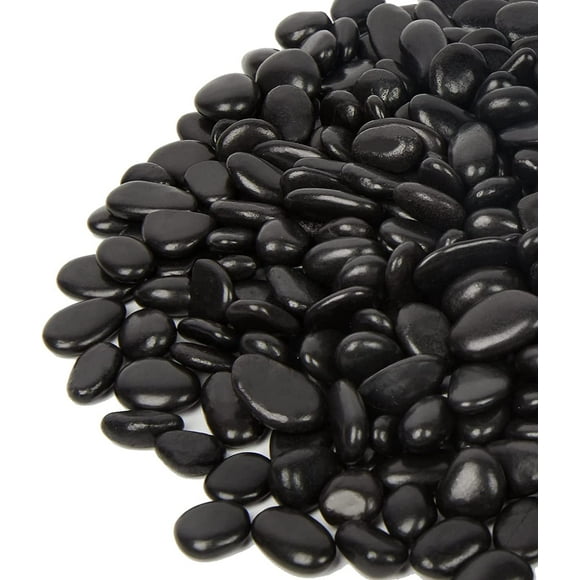 Decorative Stones Black Decorative Stones, 5 lb Bag