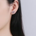 thumbnail image 2 of CREATITOY 1 Set 1-Carat Simulated Diamond Earring - Micro-Inlaid Design, Luxury Jewelry Gift for Women, 2 of 4