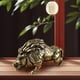 thumbnail image 5 of Adorno de cerdito de latón, estatuilla de cobre artesanal, pequeño adorno de escritorio, miniescultura de cerdito en miniatura, estatua de Animal para, 5 of 7