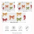 thumbnail image 4 of Colorful Christmas Bows Satin Pillowcase Envelope Design Pillow Covers 1 Pack Queen Size 20" x 30", 4 of 9