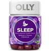 Olly Sleep Vitamin Gummies, Chewable made with Natural Herbs, 3mg Melatonin, 50 Capsules