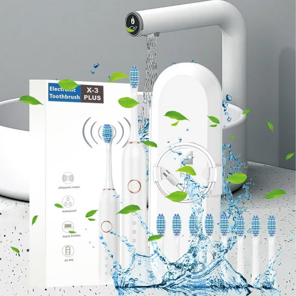 Toothbrush Toothbrush With 8 Brush Heads 6 Cleaning Modes Upgraded Toothbrush Longer Life Faster Chargin