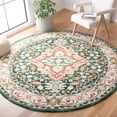 thumbnail image 2 of SAFAVIEH Aspen Coco Southwestern Wool Area Rug, Green/Red, 3' x 5', 2 of 10