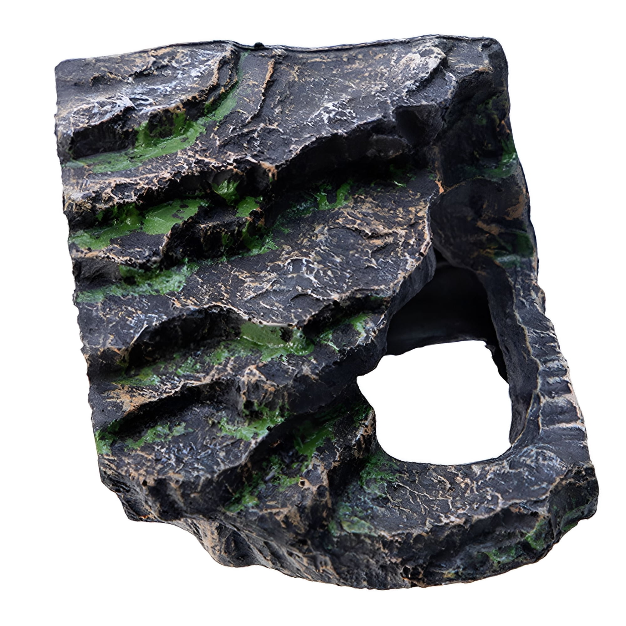 ACDANC 2026 New Bearded Dragon Tank Accessories Turtles Basking Reptile Cave Decorative Resin Reptile Rock Hideout Gecko Tank Accessories