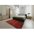 thumbnail image 5 of Ahgly Company Machine Washable Indoor Rectangle Traditional Fire Brick Red Area Rugs, 4' x 6', 5 of 7