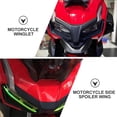 thumbnail image 4 of 2pcs Motorcycle Fairing Winglets Professional Motorbike Front Side Spoiler Wing, 4 of 8