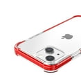 thumbnail image 3 of SaniMore for iPhone 14 6.1" 2022 Case, Ultra-clear Rugged Acrylic Backplane Shockproof Anti-fall Slim Lightweight Anti-scratch Anti-slip Cover For iPhone 14 6.1" 2022, Red, 3 of 10