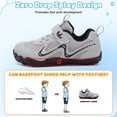thumbnail image 4 of Barerun Wide Little Kid Shoes Mesh Non slip Sneakers, 4 of 9