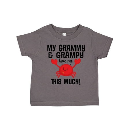 

Inktastic My Grammy and Grampy Love Me Outfit Gift Toddler Boy or Toddler Girl T-Shirt