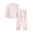 thumbnail image 2 of Disketp Pajamas Set Long Sleeve Sleepwear Womens Button Down Nightwear Pj Sets-Pink Marble, 2 of 9