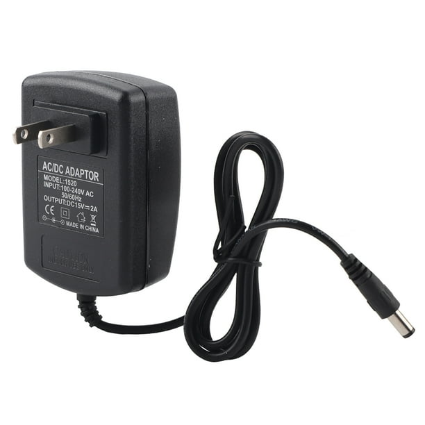 Adaptador de fuente de alimentación CA/CC de 15V 2A para Mini consola de juegos de TV, enchufe estadounidense de 100-240V