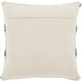 thumbnail image 4 of Surya Anders ADR-003 18 x 18" Square Cotton Pillow Cover in Slate Gray/Beige, 4 of 4