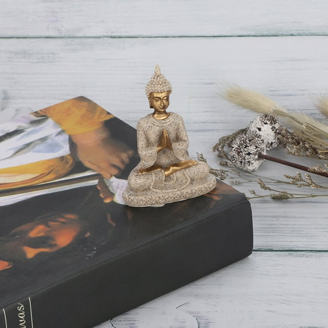 Buddha Craft,Meditating Seated Buddha Statue Home Decoration Buddha Decor Enhanced Durability