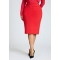 thumbnail image 2 of ELOQUII Women's Plus Size Neoprene Pencil Skirt, 2 of 6