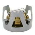 thumbnail image 4 of Mini Réchaud à Alcool en Laiton et Aluminium, Sécuritaire, Coupe-Vent, Portable, Réchaud de Randonnée, Camping, Cuisine, 4 of 7