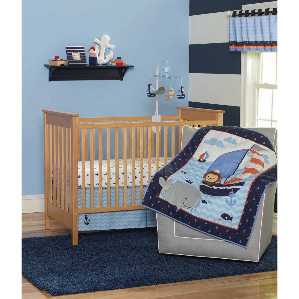 Child of Mine by Carter's Captain Cutie 3Piece Crib Bedding Set