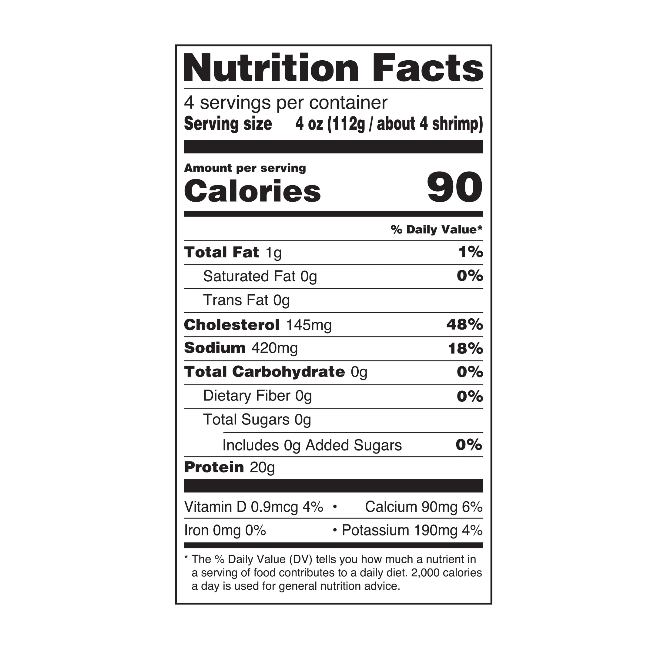 Great Value Frozen Raw Super Colossal Shell-on Tail-on Easy Peel Shrimp, 16 oz Bag (13-15 Count per lb)