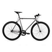 Golden Cycles Single Speed Fixie Bike – Lightweight Steel Frame, Flip-Flop Hub, 700c Wheels, Multiple Sizes & Deep V Rims (Asphalt, 45)