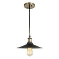 thumbnail image 4 of Woodbridge Lighting Fulton Metal Mini-Pendant with Vintage Bulb in Antique Brass, 4 of 5