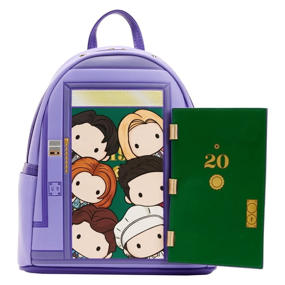 Bolso de hombro Loungefly Friends TV Series Front Door Chibi Art