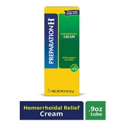 5 Pack Preparation H Hemorrhoidal Hemorrhoid Cream With Aloe 0.9 oz each