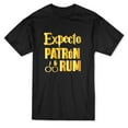 thumbnail image 1 of T-shirt Noir pour Homme avec Graphique Amusant de Boisson Expecto Patron & Rum, 1 of 1