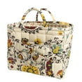 thumbnail image 2 of Floral Print Fabric Storage Basket - Versatile Home Organizer for Living Room, Bathroom & Bedroom, Ideal for Clothing & Household Items, 2 of 5