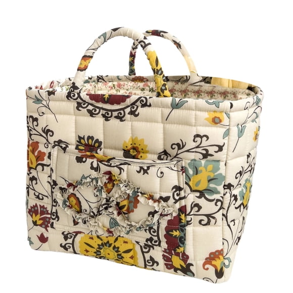 Fabric Storage For Home Organization In Living Room Bathroom Bedroom Floral Print Design For Clothing And Item Storage Piece Stacking Sweater Clear Linen Closet Shelves Christmas Storage Storage 27