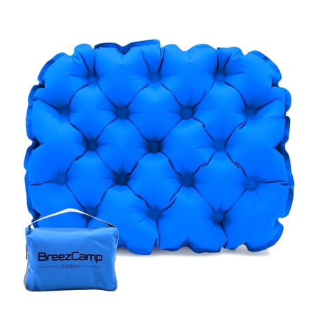 BreezCamp Inflatable Seat Cushion – Ultimate Portable Comfort for Outdoor&Camping, Office & Mobility- Non-Slip Base