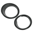 thumbnail image 1 of Bisel de recorte de faro, bisel de faro, decoración de cubierta de faro para BMW X5 2014-2018, negro de fibra de carbono, ABS, 2 piezas, frontal izquierdo, frontal derecho, 1 of 7