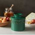 thumbnail image 6 of Butter Bell® Crock – Antique Emerald Ceramic Butter Holder with Lid, Keeper for Spreadable Butter, 6 of 10