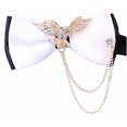 thumbnail image 1 of HAHDAXIA Rhinestones Bow Tie Necktie Pre-tied Bow Tie for Wedding Dating Banquet, 1 of 1
