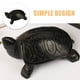 thumbnail image 5 of Estatua de tortuga, escultura de tortuga de obsidiana, figura de tortuga de obsidiana, decoración con forma de animal, 5 of 7
