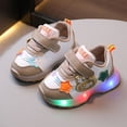 thumbnail image 2 of Gubotare Shoes for Girls Rechargeable Shoes Sneakers for Boys Girls Kids Gift Led Light Up Shoes Size 6.5 (Khaki,6.5 Toddler), 2 of 6