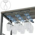 thumbnail image 6 of Wine Bar Cabinet with Detachable Wine Rack, Small Sideboard and Buffet Cabinet with Mesh Door, 6 of 6