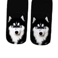 thumbnail image 2 of 1 Paire de Chaussettes Imprimées 3D Chiot Chaussettes Coupe Basse Style Imprimé Homme Femme Noël, 2 of 6