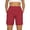 r-1637Red398, variant on MEZZALL Women Breathable Casual Shorts With Pockets Summer Comfort Three Quarter Length Holiday Solid Color Daily Bottoms