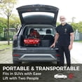 thumbnail image 4 of Mbxcooter Long Range Heavy Duty Mobility Scooter for Adults & Seniors, 500W & 400LBS Capacity Electric Powered Chair，All Terrain Fast Mobility Scooter for Travel w/Absorber & 10" Tires, 4 of 11