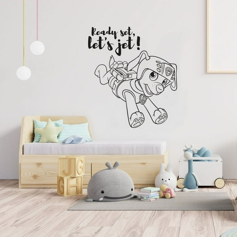 Ready Set Let's Jet! Cute Paw Patroll Cartoon Character Quote