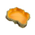 thumbnail image 1 of Reptile Feeding Bowls Terrarium Plate Reptile Feeder Amphibian Feeding Bowl for Frog Tortoise Bearded Dragon Turtle,L, 1 of 5