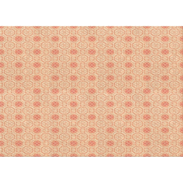 Ahgly Company Machine Washable Indoor Rectangle Transitional Construction Cone Orange Area Rugs, 2' x 4'